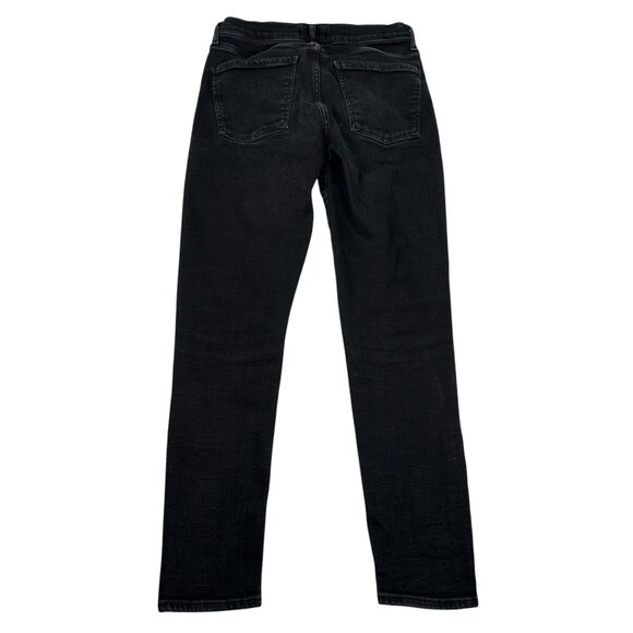 Agolde Sophie Ankle Jeans Women’s 27 Black Denim Cotton Skinny Leg Dark Wash - Picture 2 of 8